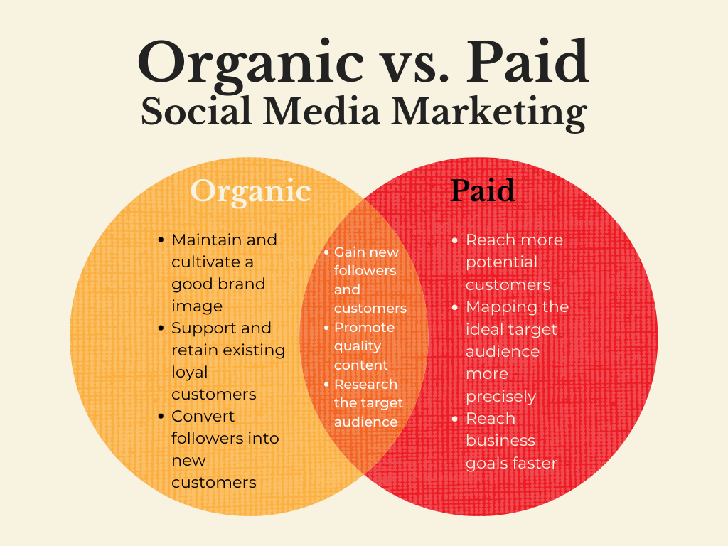 what is the difference between organic and paid marketing 2